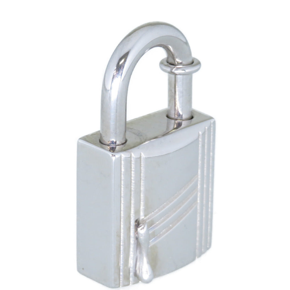 美品 エルメス ANNEE ARBRE 1998 樹液 カデナ キーホルダー チャーム シルバー 0028【中古】HERMES