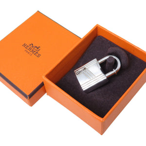 美品 エルメス ANNEE ARBRE 1998 樹液 カデナ キーホルダー チャーム シルバー 0028【中古】HERMES