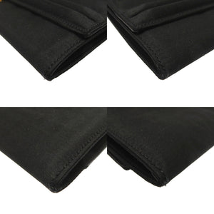 美品 エルメス クックテイル サテン ブラック ゴールド金具 ヴィンテージ 〇M刻印 ショルダーバッグ バッグ 黒 0034 【中古】 HERMES