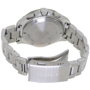 美品 タグホイヤー アクアレーサー ワンピース コラボ クロノグラフ 限定250本 CAN1012 クオーツ 腕時計 SS ブラック 黒文字盤 0063【中古】TAG HEUER ONE PIECE メンズ