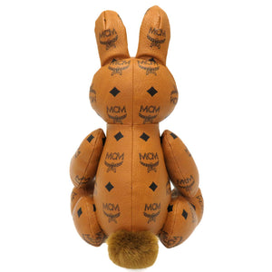 新品同様 MCM ラビット ドール レザー ぬいぐるみ ウサギ ブラウン 0006【中古】MCM