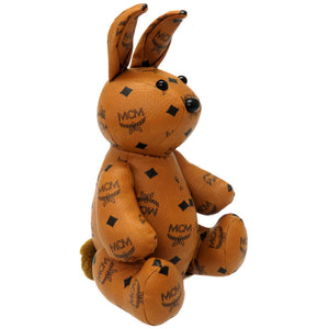 新品同様 MCM ラビット ドール レザー ぬいぐるみ ウサギ ブラウン 0006【中古】MCM