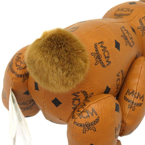 新品同様 MCM ラビット ドール レザー ぬいぐるみ ウサギ ブラウン 0006【中古】MCM