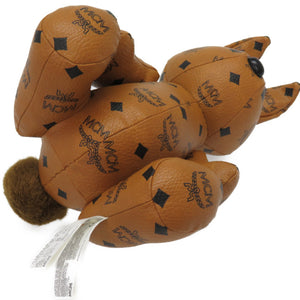 新品同様 MCM ラビット ドール レザー ぬいぐるみ ウサギ ブラウン 0006【中古】MCM