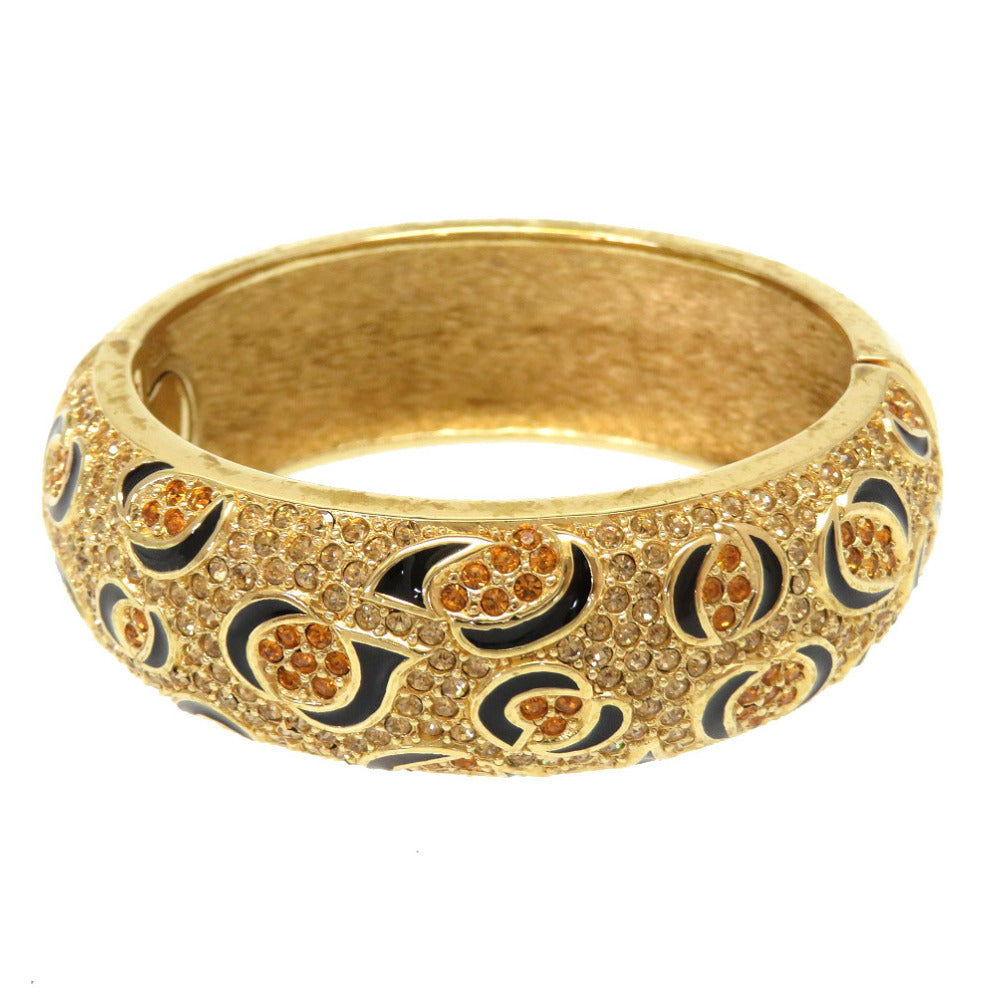 ディオール ヴィンテージ ストーン ゴールド バングル アクセサリー 0032 【中古】 Dior