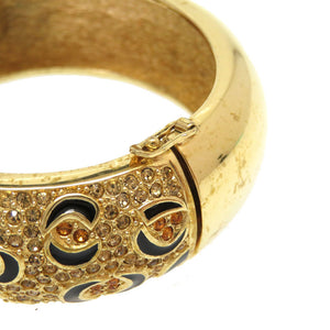 ディオール ヴィンテージ ストーン ゴールド バングル アクセサリー 0032 【中古】 Dior