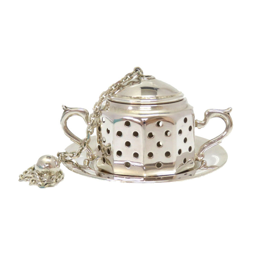 美品 ティファニー ティーインフューザー ティーカップモチーフ アンティーク シルバー925 シルバー ヴィンテージ カップ フィルターストレーナー 0055 【中古】 TIFFANY&Co.