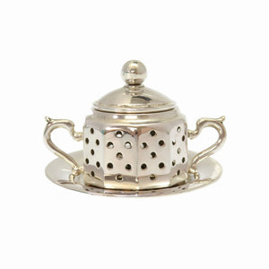 美品 ティファニー ティーインフューザー ティーカップモチーフ アンティーク シルバー925 シルバー ヴィンテージ カップ フィルターストレーナー 0055 【中古】 TIFFANY&Co.