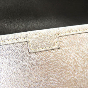 エルメス ジジェ アテネオリンピック 限定 シェーブル シルバー □H刻印 クラッチバッグ バッグ 銀 0019 【中古】 HERMES