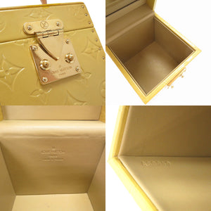 ルイ ヴィトン モノグラム ヴェルニ ブリーカー ライムイエロー M91002 ハンドバッグ バッグ 黄 LV 0097 【中古】 LOUIS VUITTON