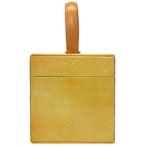 ルイ ヴィトン モノグラム ヴェルニ ブリーカー ライムイエロー M91002 ハンドバッグ バッグ 黄 LV 0097 【中古】 LOUIS VUITTON