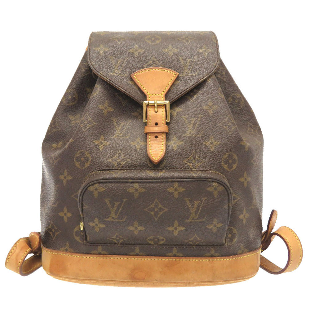 ルイ ヴィトン モノグラム モンスリMM M51136 リュックサック バックパック バッグ LV 0105 【中古】 LOUIS VUITTON
