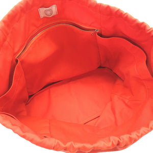 美品 エルメス サックドパンサージュ 替えバッグ キャンバス オレンジ 巾着バッグ バッグ 0117 【中古】 HERMES