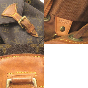 ルイ ヴィトン モノグラム ミニモンスリ M51137 リュックサック バックパック バッグ LV 0120 【中古】 LOUIS VUITTON