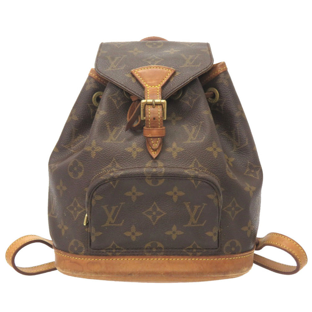 ルイ ヴィトン モノグラム ミニモンスリ M51137 リュックサック バックパック バッグ LV 0120 【中古】 LOUIS VUITTON