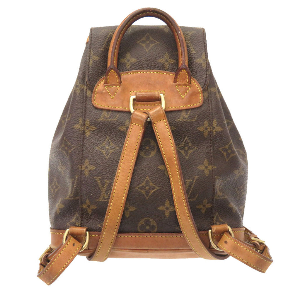 ルイ ヴィトン モノグラム ミニモンスリ M51137 リュックサック バックパック バッグ LV 0120 【中古】 LOUIS VUITTON