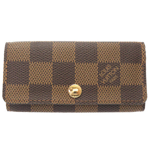 美品 ルイ ヴィトン ダミエ ミュルティクレ4 エベヌ N62631 4連 キーケース LV 0127 【中古】 LOUIS VUITTON