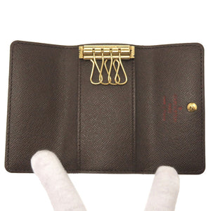 美品 ルイ ヴィトン ダミエ ミュルティクレ4 エベヌ N62631 4連 キーケース LV 0127 【中古】 LOUIS VUITTON