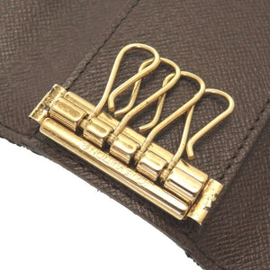 美品 ルイ ヴィトン ダミエ ミュルティクレ4 エベヌ N62631 4連 キーケース LV 0127 【中古】 LOUIS VUITTON