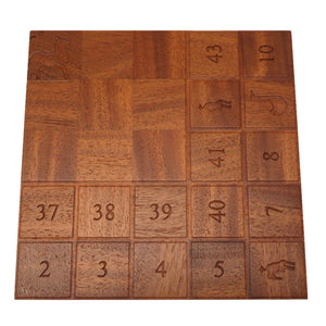 新品同様 エルメス 蛇と梯子 JEU DE L’OIE SNAKES AND LADDERS ウッド ブラウン ボードゲーム 茶 0049 【中古】 HERMES