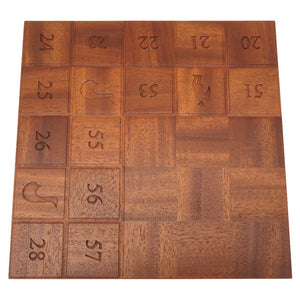 新品同様 エルメス 蛇と梯子 JEU DE L’OIE SNAKES AND LADDERS ウッド ブラウン ボードゲーム 茶 0049 【中古】 HERMES