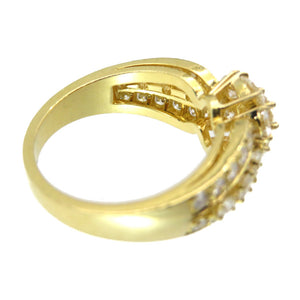 美品 ヴァンクリーフ＆アーペル スノーフレイク K18YG ダイヤ リング 指輪 D0.26ct/D1.81ct ダイヤモンド 13号 ゴールド 0151【中古】Van Cleef & Arpels