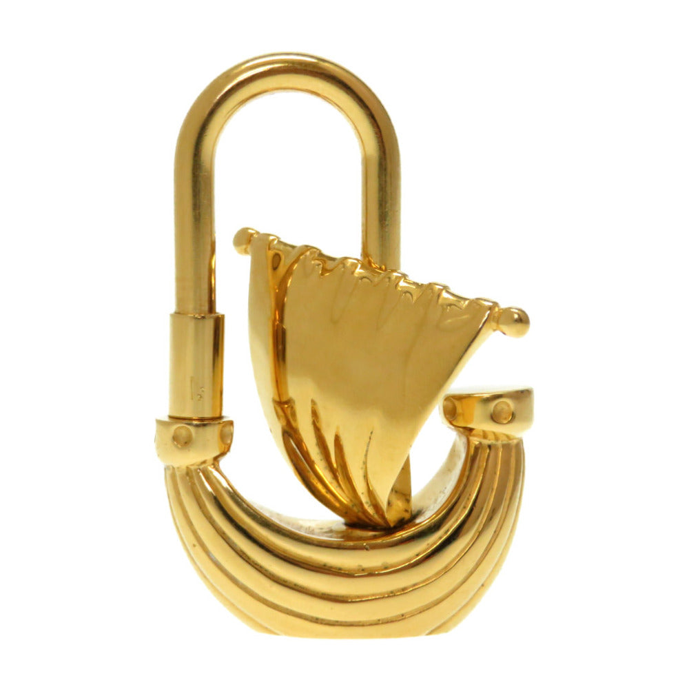 エルメス パリの空気 パリの風 帆船 ヨット カデナチャーム キーホルダー ゴールド 0248【中古】HERMES