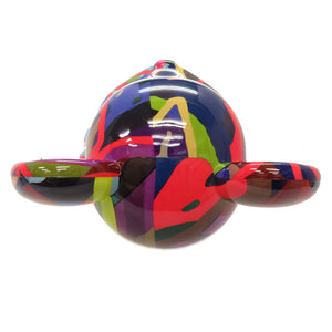 未使用 メディコム トイ ベアブリック カウズ テンション 1000％ プラスチック マルチカラー 人形 フィギュア クマ 熊 0033 【中古】MEDICOM TOY BE@RBRIC KAWS TENSION