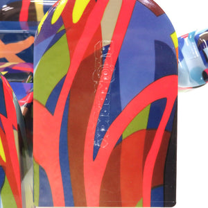 未使用 メディコム トイ ベアブリック カウズ テンション 1000％ プラスチック マルチカラー 人形 フィギュア クマ 熊 0033 【中古】MEDICOM TOY BE@RBRIC KAWS TENSION