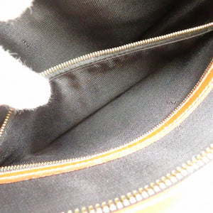 フェンディ ペカン柄 PVC ブラウン ブラック ハンドバッグ ワンショルダー バッグ 0100 【中古】 FENDI