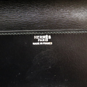 エルメス キリウス ボックスカーフ ブラック パラジウム金具 〇L刻印 クラッチバッグ バッグ 黒 0169 【中古】 HERMES メンズ