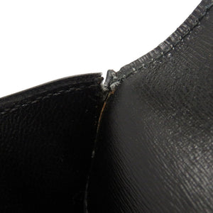 エルメス キリウス ボックスカーフ ブラック パラジウム金具 〇L刻印 クラッチバッグ バッグ 黒 0169 【中古】 HERMES メンズ