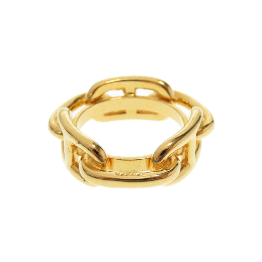 美品 エルメス シェーヌダンクル ゴールド スカーフリング 0220 【中古】 HERMES