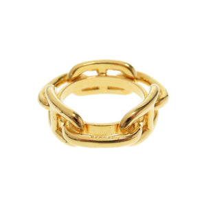 美品 エルメス シェーヌダンクル ゴールド スカーフリング 0220 【中古】 HERMES