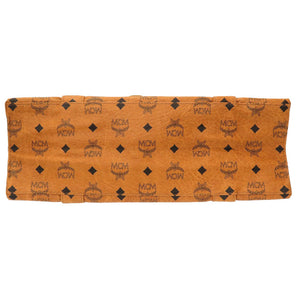 美品 エム シー エム モノグラム 柄 PVC ブラウン トートバッグ バッグ 茶 0224 【中古】 MCM