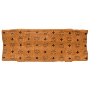 美品 エム シー エム モノグラム 柄 PVC ブラウン トートバッグ バッグ 茶 0225 【中古】 MCM