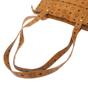 美品 エム シー エム モノグラム 柄 PVC ブラウン トートバッグ バッグ 茶 0227 【中古】 MCM