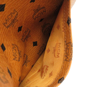 美品 エム シー エム モノグラム 柄 PVC ブラウン トートバッグ バッグ 茶 0227 【中古】 MCM