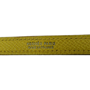 エルメス クシュベル ラッパ ホーン ネックレス チョーカー B刻印 イエロー 黄 0064【中古】HERMES