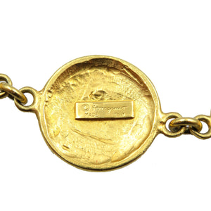 サルヴァトーレフェラガモ パンプスモチーフ メタル ゴールド チョーカー 0068【中古】Salvatore Ferragamo