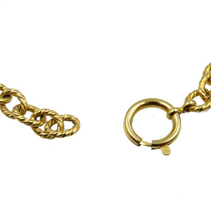 サルヴァトーレフェラガモ パンプスモチーフ メタル ゴールド チョーカー 0068【中古】Salvatore Ferragamo