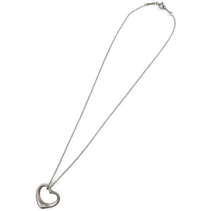 ティファニー オープンハート エルサペレッティ シルバー925 ネックレス レディース 0069【中古】TIFFANY&Co.