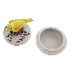 美品 ティファニー 陶器 小物入れ マルチボックス ケース 鳥 バードモチーフ ヴィンテージ アンティーク 0027【中古】TIFFANY&Co.