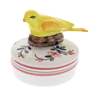 美品 ティファニー 陶器 小物入れ マルチボックス ケース 鳥 バードモチーフ ヴィンテージ アンティーク 0027【中古】TIFFANY&Co.