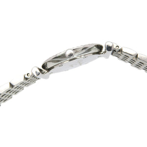 ロンジン ラ グラン クラシック ダイヤベゼル L4.210.0 クオーツ 腕時計 SS/ダイヤモンド ブラック 黒文字盤 0056【中古】LONGINES レディース