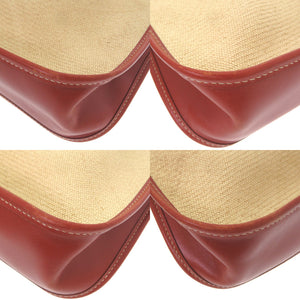 美品 エルメス ヴェスパPM ストロー ベージュ ゴールド金具 ショルダーバッグ バッグ 茶 0128 【中古】 HERMES