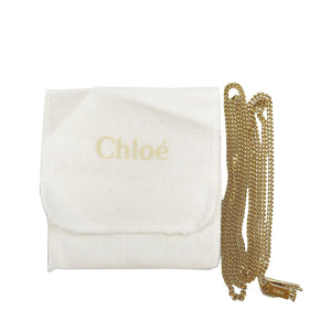 新品同様 クロエ メタル ゴールド チェーン ネックレス アクセサリー 0170【中古】Chloe