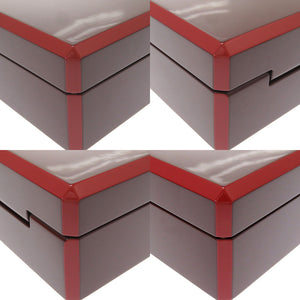 新品同様 エルメス リング ボックス ウッド ボルドー ケース 0121 【中古】 HERMES