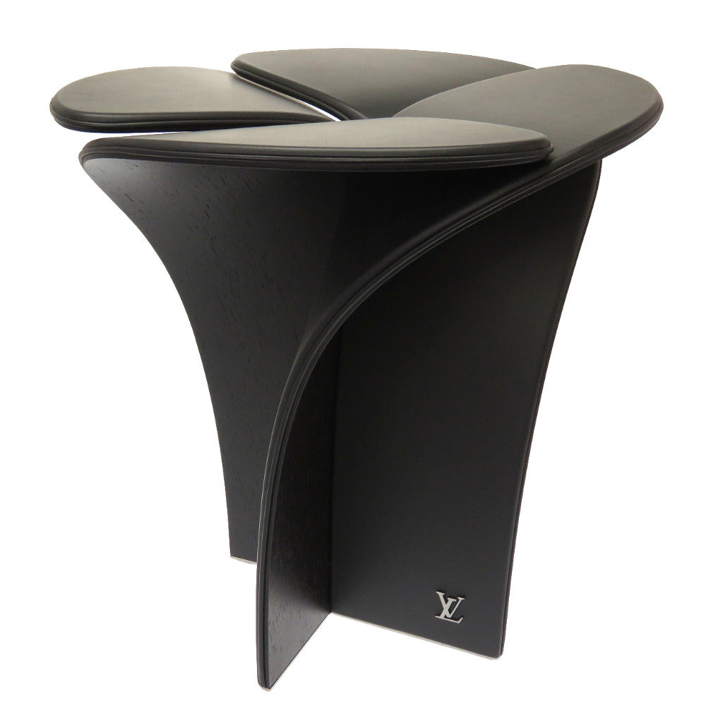 未使用 ルイ ヴィトン ブロッサム スツール BLOSSOM STOOL BY TOKUJIN YOSHIOKA 吉岡 徳仁 コラボ R99456 アッシュウッド ブラック 椅子 チェア 黒 LV 0105 【中古】 LOUIS VUITTON
