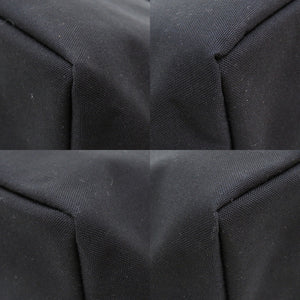 新品同様 エルベシャプリエ 舟型トートM 1407C コーデュラナイロン レザー ブラック 黒 ハンドバッグ 0145【中古】Herve Chapelier